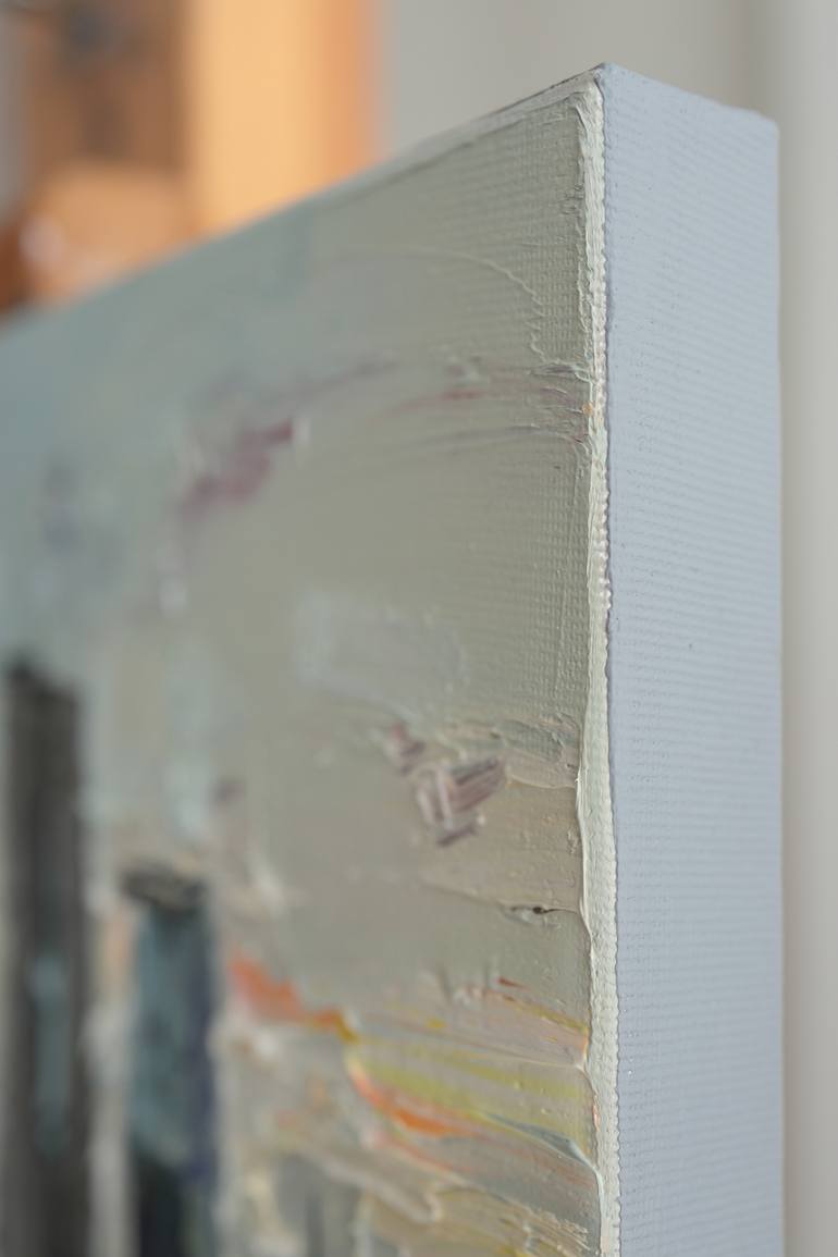Original Impressionism Architecture Painting by Anastasiia Valiulina
