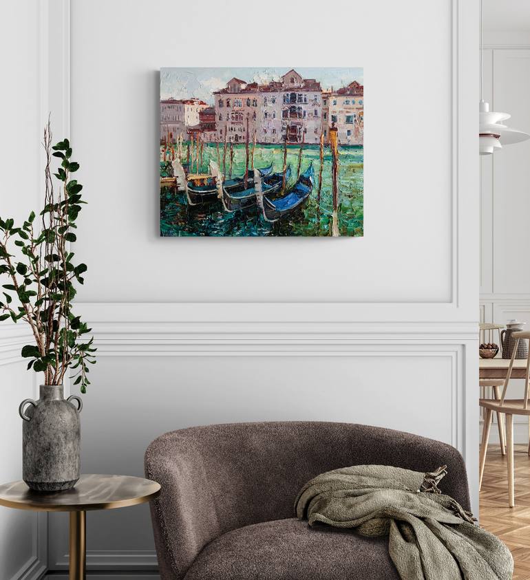 Original Impressionism Travel Painting by Anastasiia Valiulina