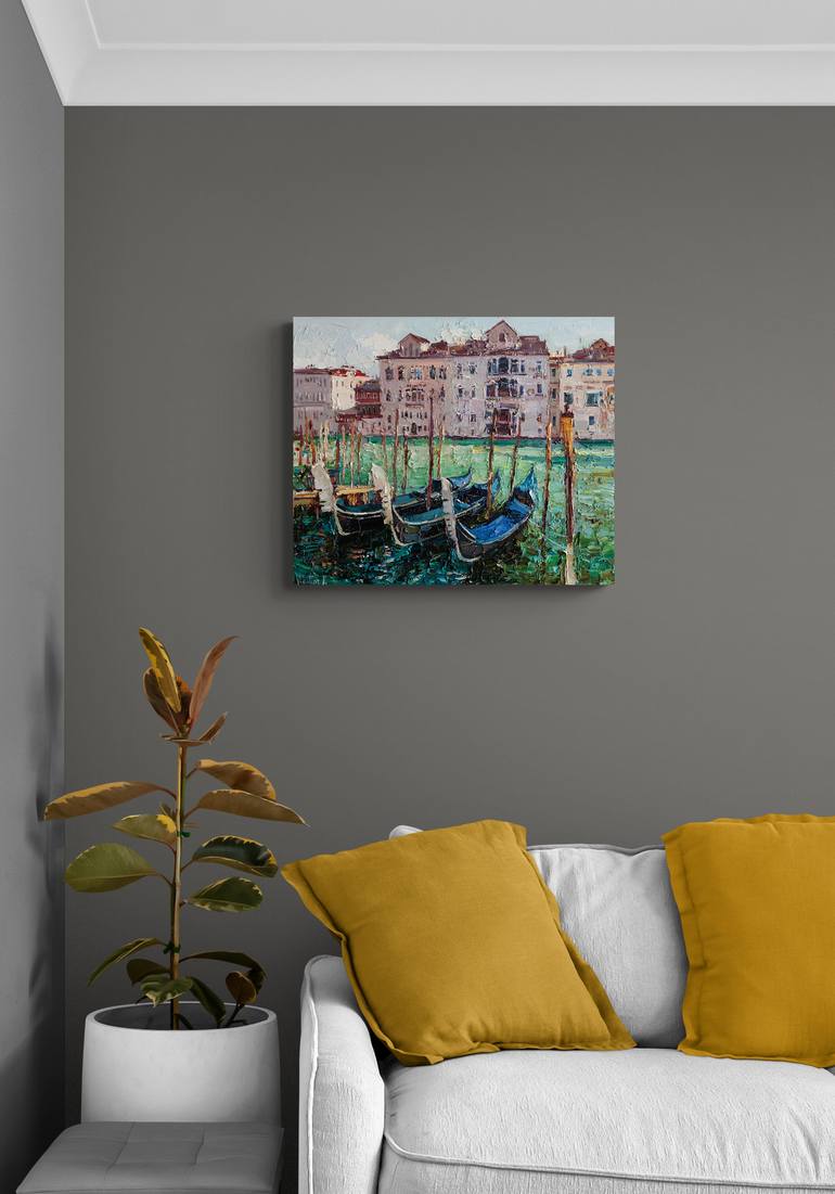 Original Impressionism Travel Painting by Anastasiia Valiulina