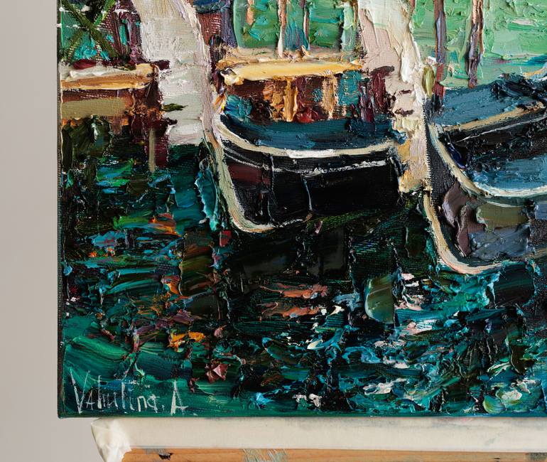 Original Impressionism Travel Painting by Anastasiia Valiulina