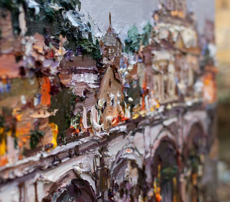 Original Impressionism Landscape Painting by Anastasiia Valiulina