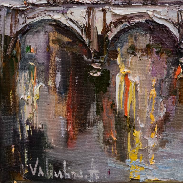 Original Impressionism Landscape Painting by Anastasiia Valiulina