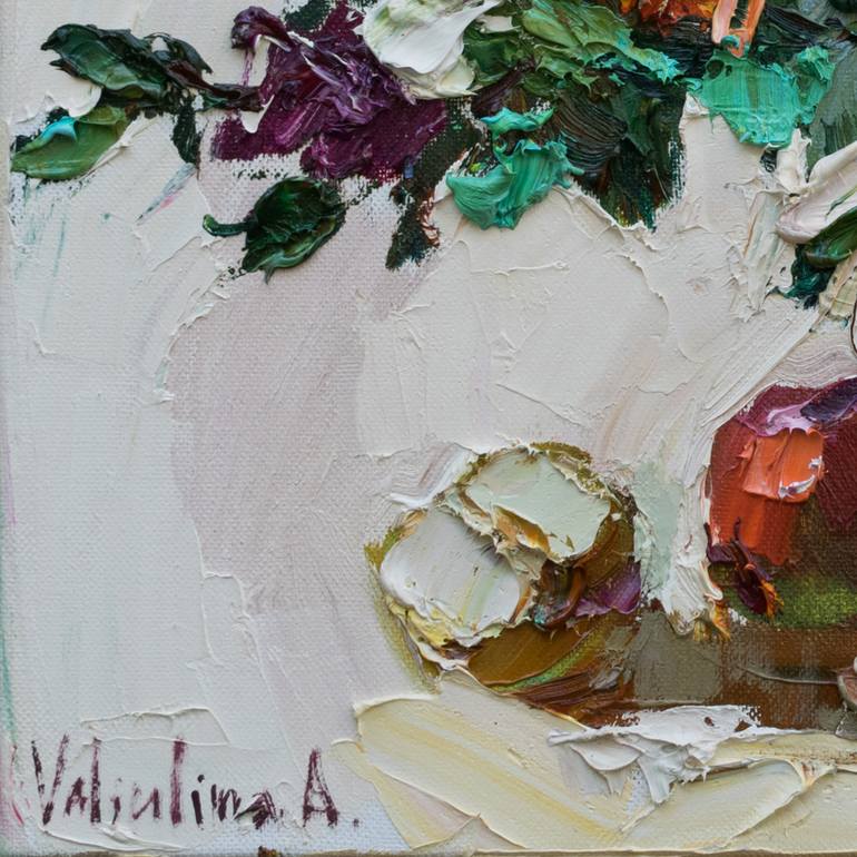 Original Impressionism Still Life Painting by Anastasiia Valiulina