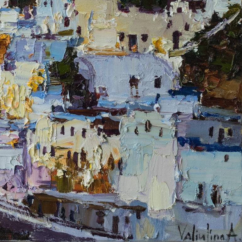 Original Impressionism Landscape Painting by Anastasiia Valiulina