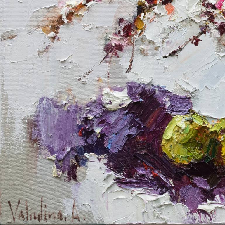 Original Impressionism Still Life Painting by Anastasiia Valiulina