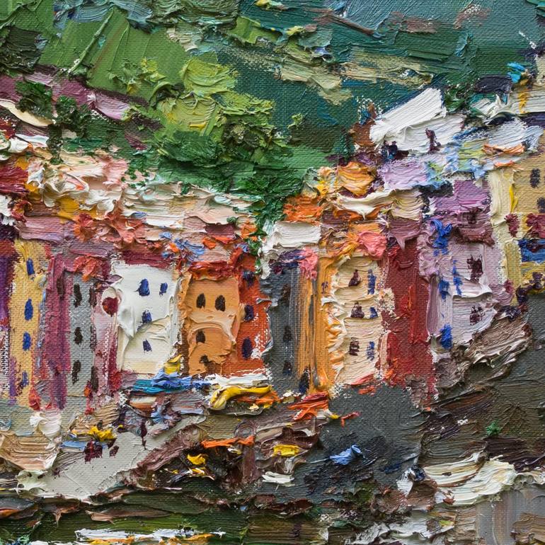 Original Impressionism Landscape Painting by Anastasiia Valiulina