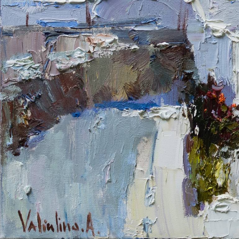 Original Impressionism Landscape Painting by Anastasiia Valiulina