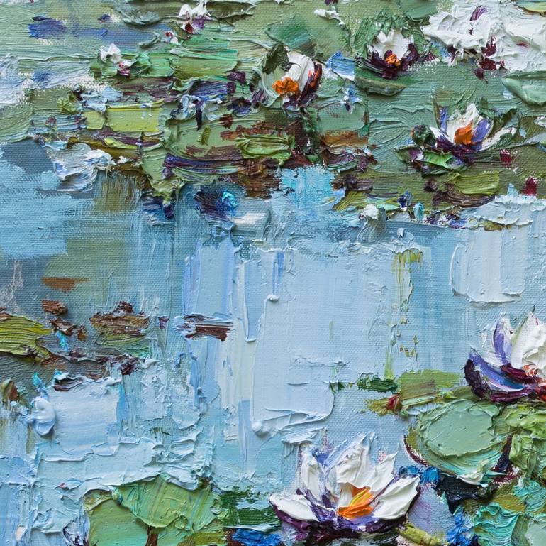 Original Impressionism Floral Painting by Anastasiia Valiulina