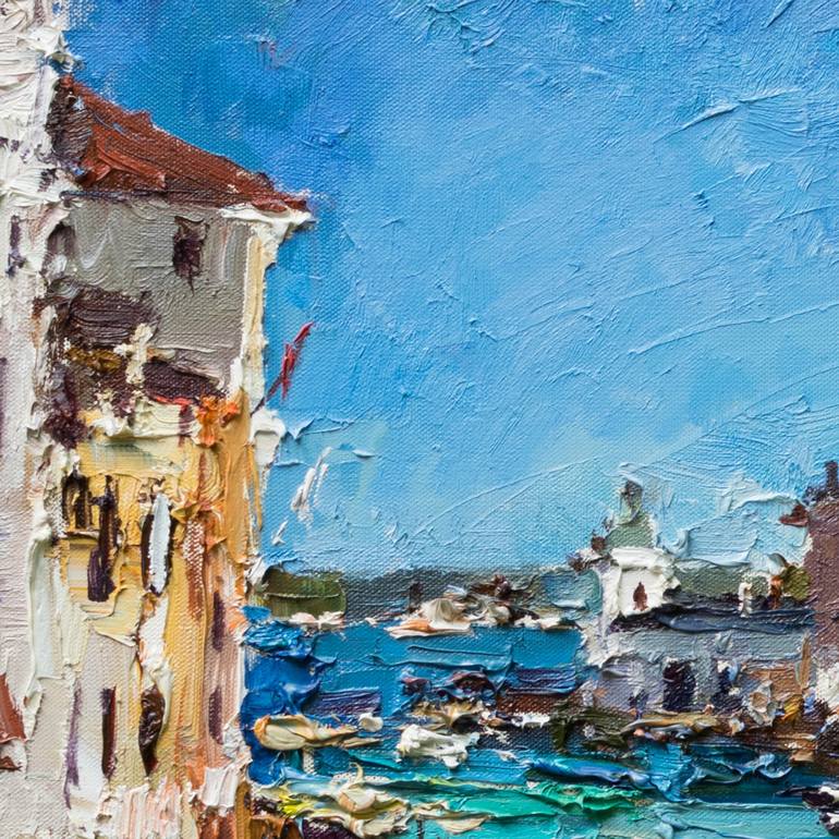 Original Impressionism Landscape Painting by Anastasiia Valiulina