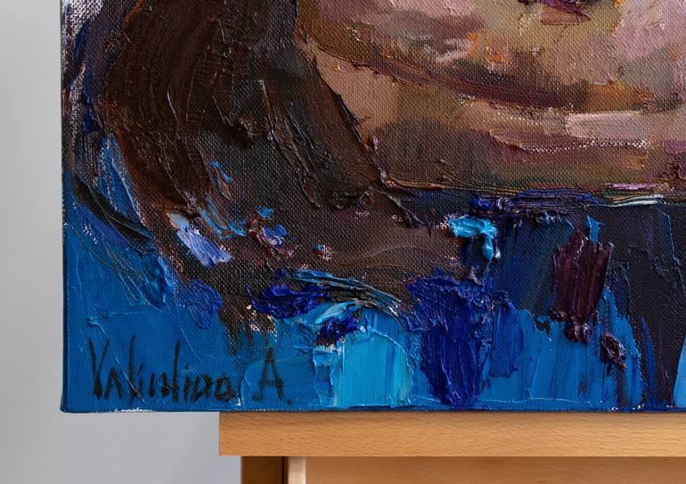 Original Impressionism Nude Painting by Anastasiia Valiulina