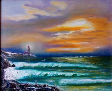 Original Seascape Painting by Oleg Dyshkant