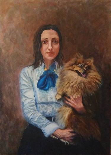 Original Portrait Painting by Oleg Dyshkant