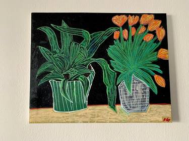 Original Expressionism Botanic Painting by Alan Goris