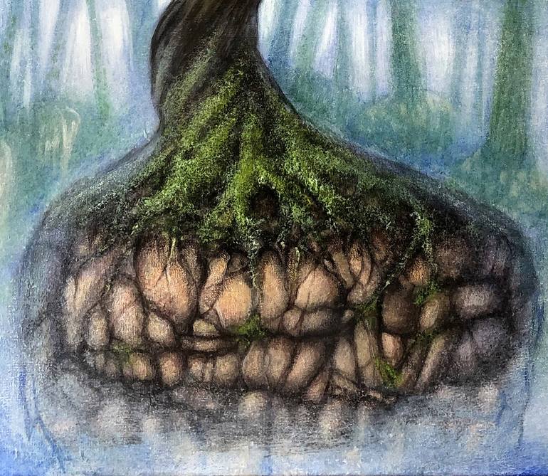 Original Surrealism Nature Painting by Radoslaw Gitkiewicz