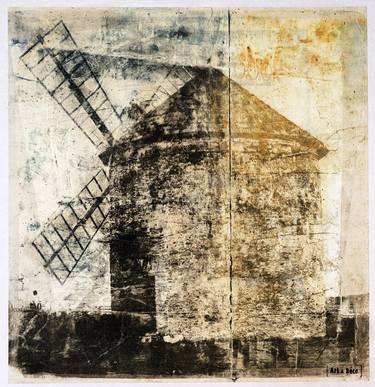 Windmill /oil monotype thumb