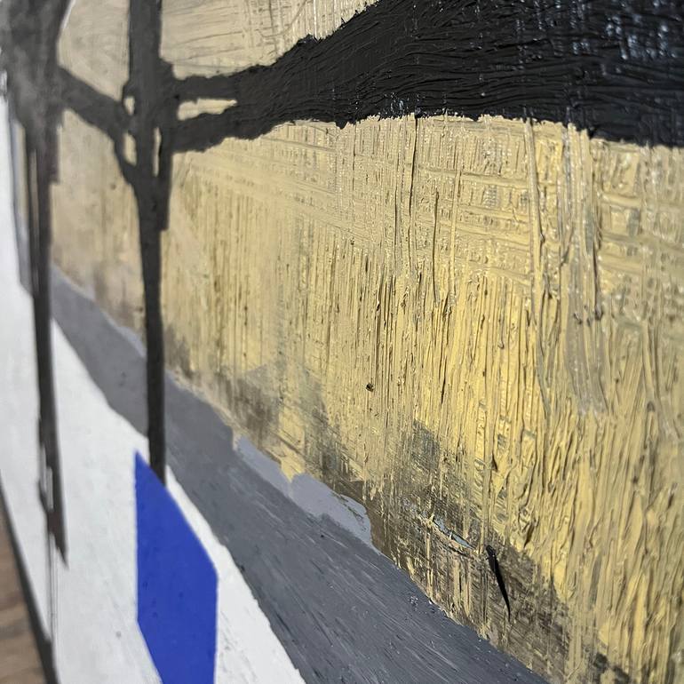 Original Documentary Abstract Painting by Eric Avagian