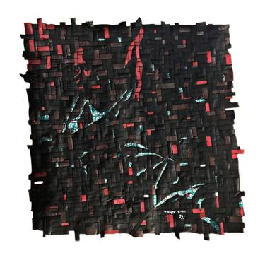 Original Abstract Mixed Media by Solomon Oguvre