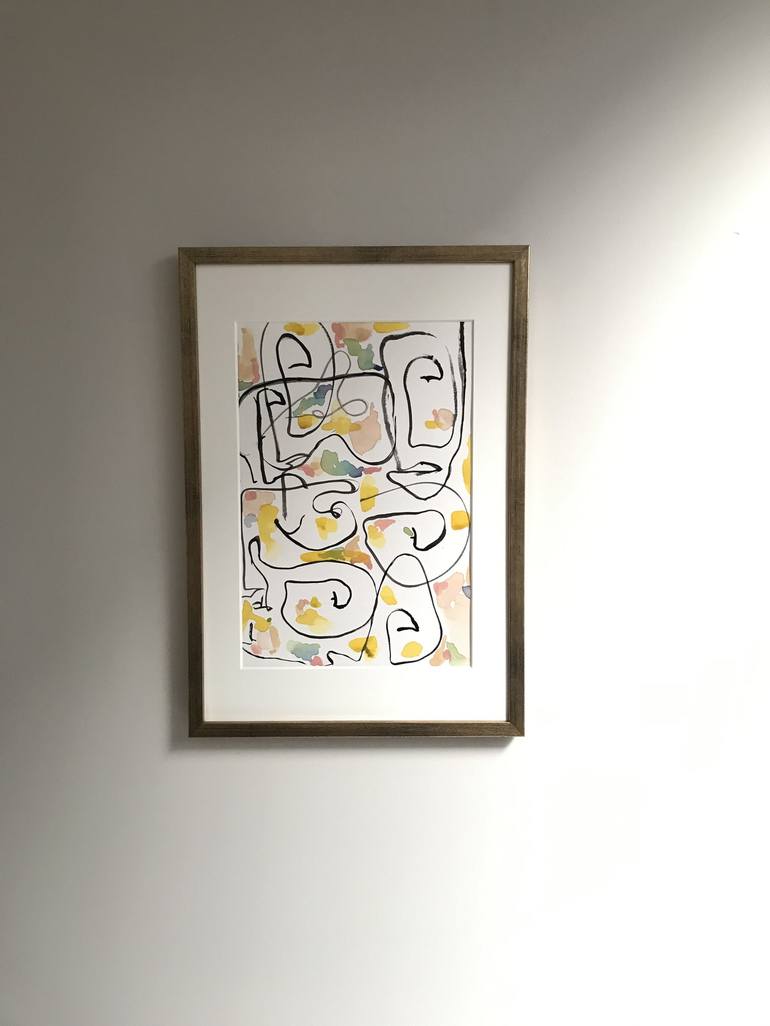 Original Abstract Painting by Eteri Kurkhuli