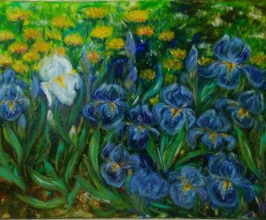 Original Abstract Floral Paintings by Elena Pimenova