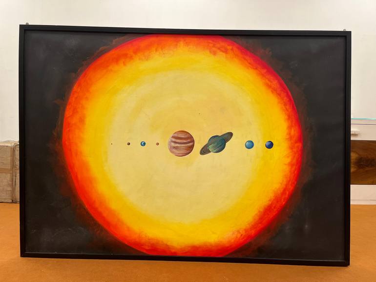 Original Documentary Outer Space Painting by Gaurangi Gupta