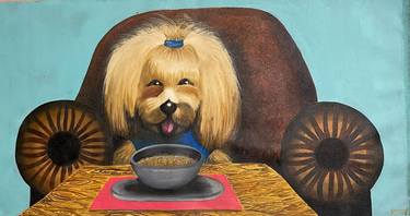 Original Illustration Dogs Paintings by Gaurangi Gupta