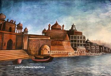Print of Photorealism Boat Paintings by Gaurangi Gupta
