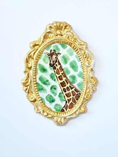 Kenyan giraffe, animal miniature series "festum animalium" thumb