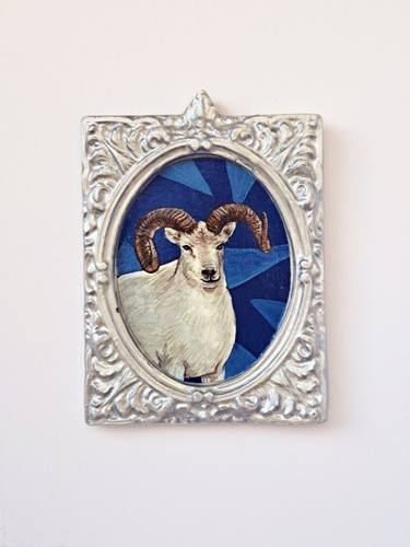 Dall sheep, part of framed animal series "festum animalium" thumb