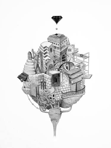 Original Conceptual Architecture Drawings by Andromachi Giannopoulou