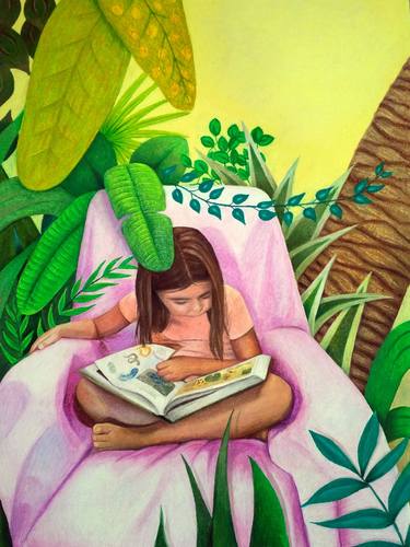 Reading in the jungle thumb