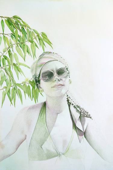 Print of Photorealism Portrait Drawings by Andromachi Giannopoulou