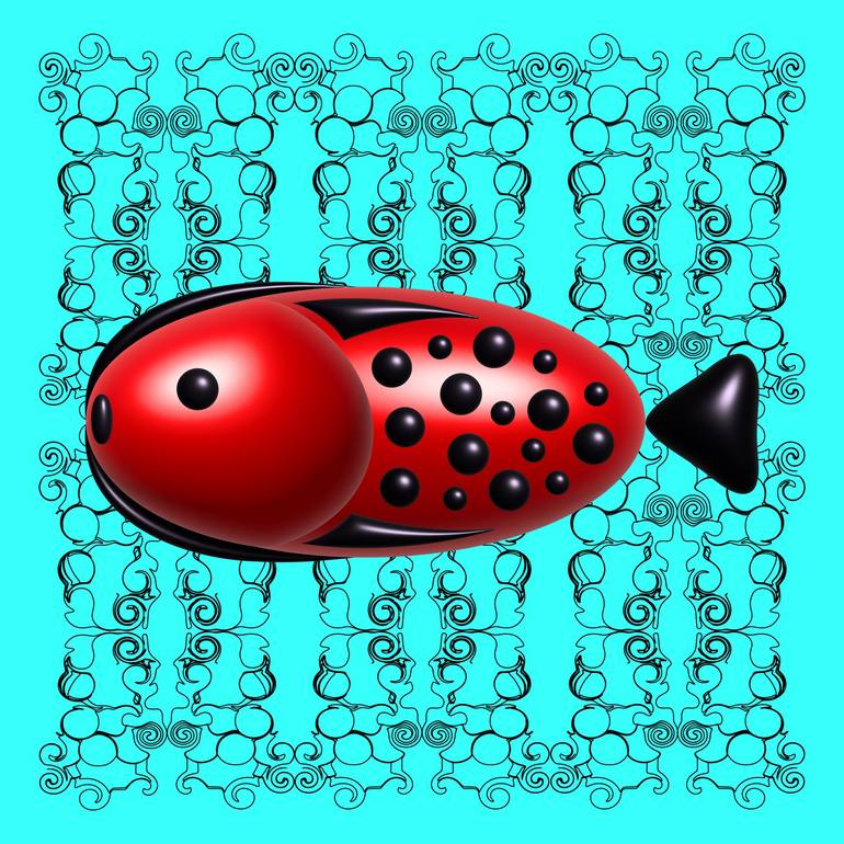 Original Fish Digital by Ilona Matushkova