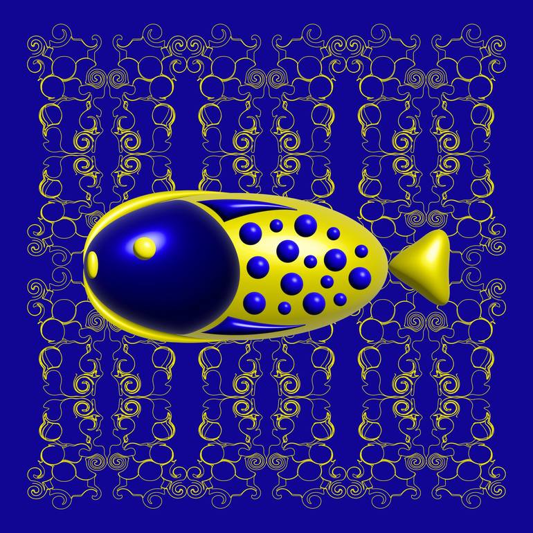Original Fish Digital by Ilona Matushkova