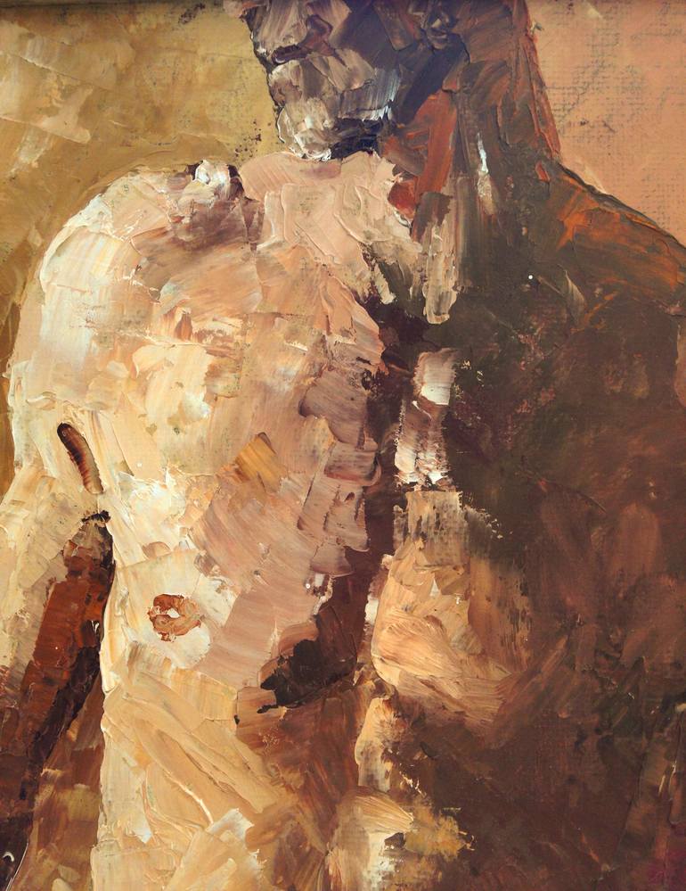 Original Figurative Nude Painting by Peter Kavanagh