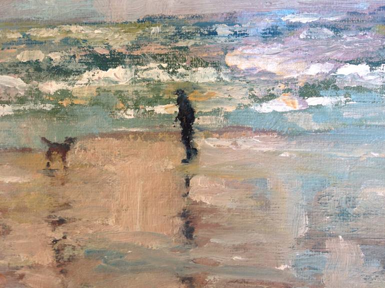 Original Figurative Beach Painting by Peter Kavanagh