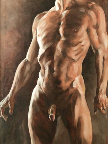Original Figurative Nude Paintings by Peter Kavanagh