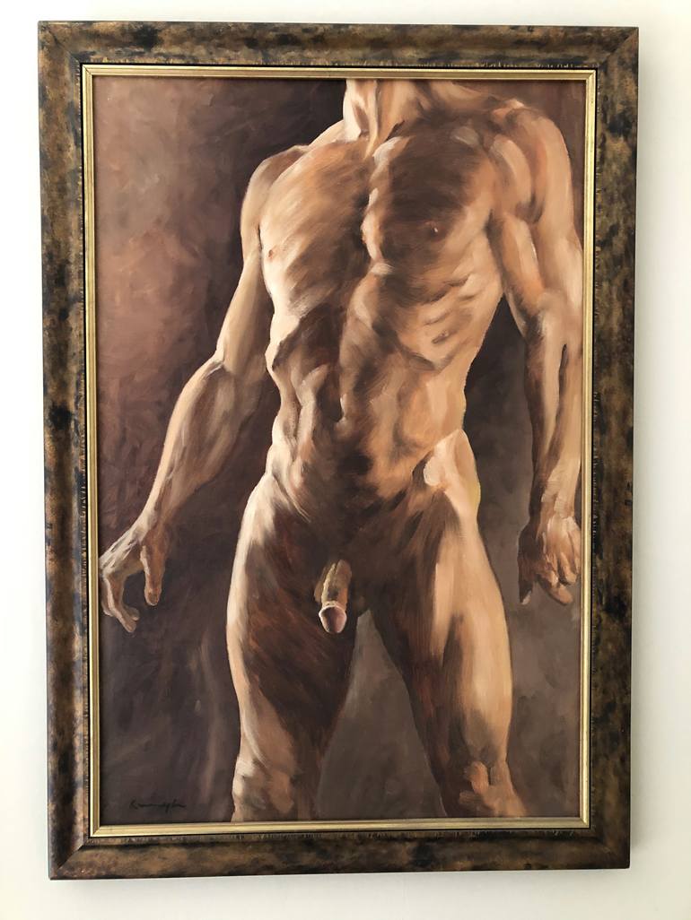 Original Figurative Nude Painting by Peter Kavanagh