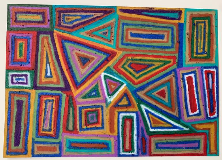 Original Abstract Expressionism Abstract Drawing by Svetlana Lyulchak