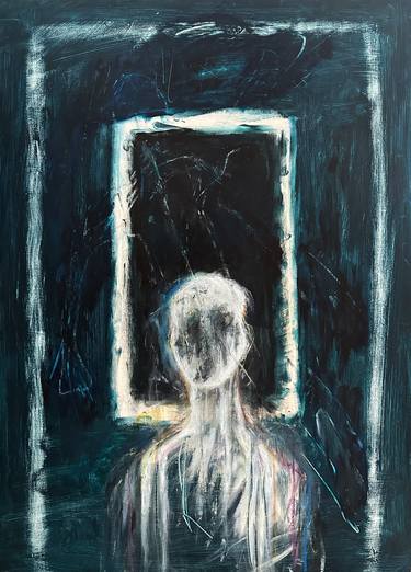 Original Expressionism Portrait Paintings by Chris Hellowell