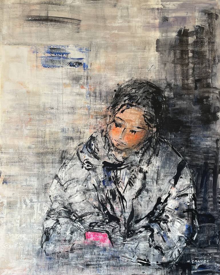 Original Contemporary People Paintings by Nathalie Grange