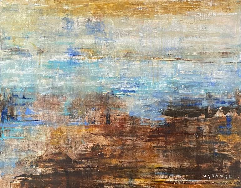 l'aurore Painting by Nathalie Grange | Saatchi Art Switzerland