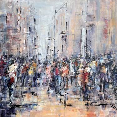 Original Cities Paintings by nathalie grange