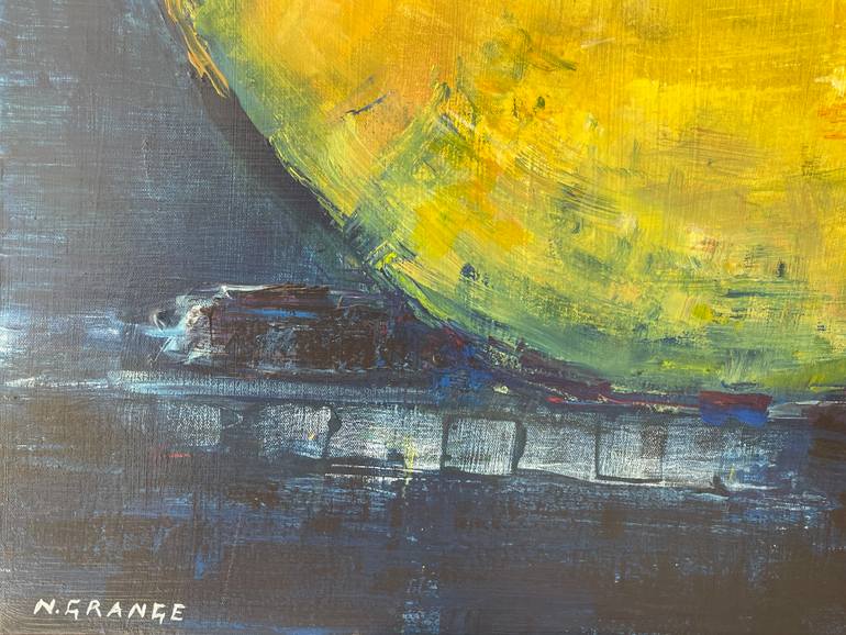 Original Expressionism Nature Painting by Nathalie Grange