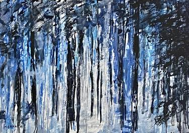 Original Abstract Expressionism Tree Paintings by nathalie grange