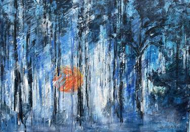 Original Abstract Expressionism Landscape Paintings by nathalie grange