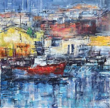 Original Modern Seascape Paintings by nathalie grange