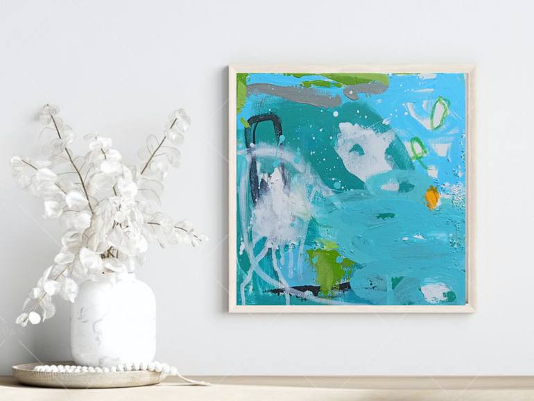 Original Abstract Expressionism Abstract Painting by Tetiana Mokrik
