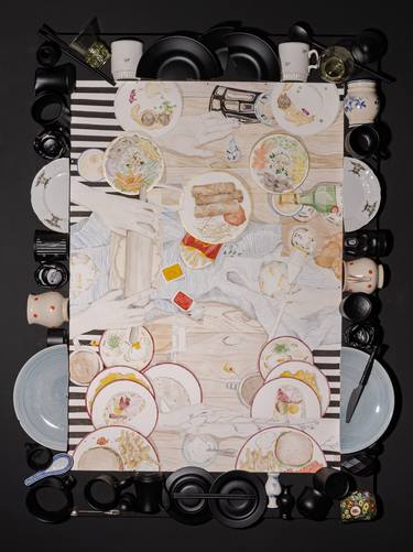 Print of Food & Drink Paintings by Ilona Dragoeva