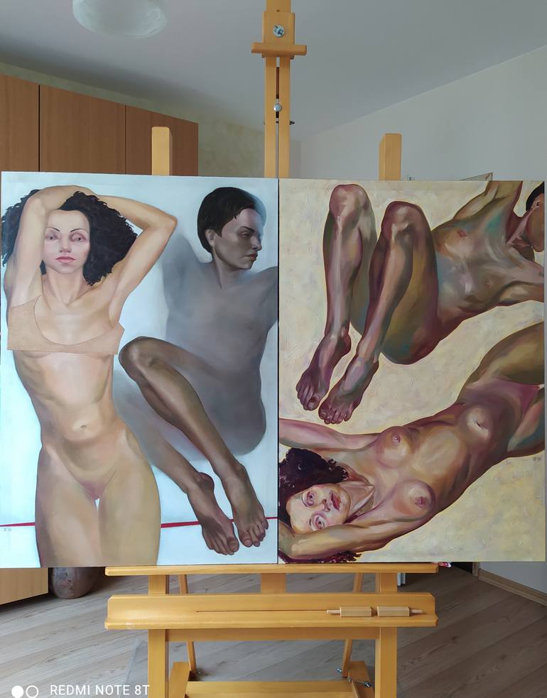 Original Figurative Body Painting by Iva Shopova