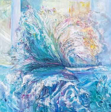 Print of Abstract Water Paintings by Junus Karimow